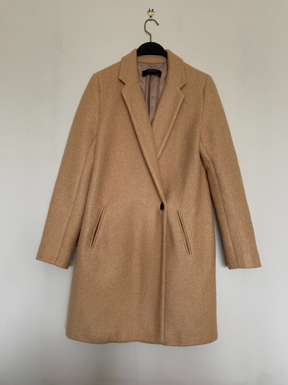 Tan over coat